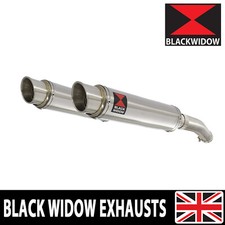 YAMAHA FJR1300 2006-2024 Exhaust Silencers 350mm GP Round End Cans SG35R