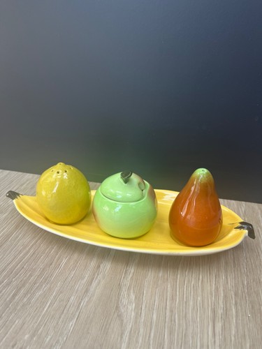 1950s carlton wear fruit cruet