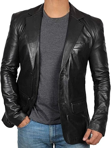 Men classic black sheepskin - black,