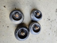 Deck Wheel Anti Scalp Fits Husqvarna ride on lawn mower set of 4 guide wheels