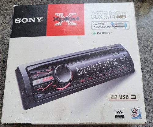 Sony cdx gt440u - car, radio