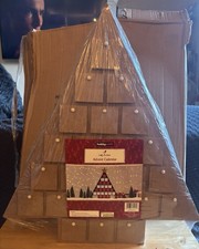 Wooden Christmas Tree Advent