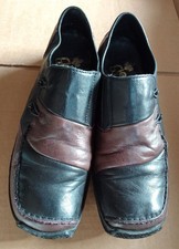 RIEKER SIZE 6 BLACK & BROWN /