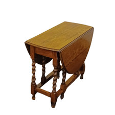 Vintage Antique Solid Oak Oval