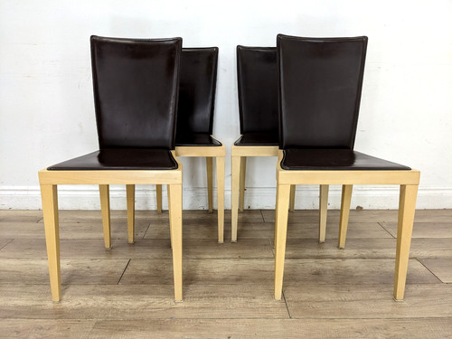 Dining chairs beech - 4,