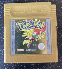Pokemon Gold Nintendo GameBoy Colour PAL Genuine New Battery Installed Cart Only
