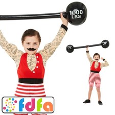 Smiffys Deluxe Strong Boy Circus Kids Childs Fancy Dress Costume