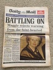 Daily Mail Newspaper August