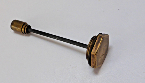 Brass dashpot top - brass, h4