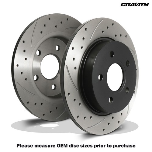 Rear drilled grooved 271mm - rear,