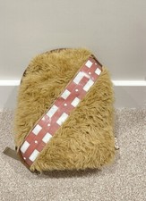 Star Wars Chewy Furry Backpack Bag chewbacca Racksack Rare Collectors