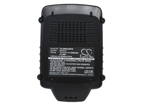 Battery for worx wx164 - 18.0v,