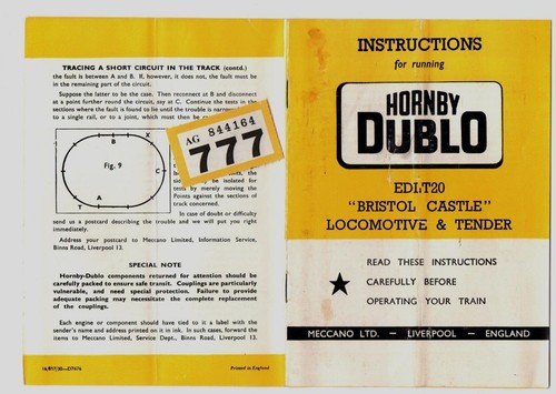 Hornby dublo edl20 - edl20, bristol