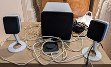 Dell AY410 PC Multimedia Speaker System inc. subwoofer - Tested & Working