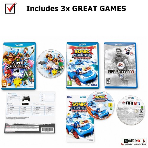 Wii games bundle smash - u, x3