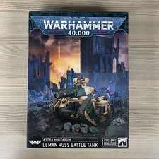 LEMAN RUSS BATTLE TANK IMPERIAL GUARD ASTRA MILITARUM WARHAMMER 40K VEHICLE