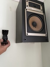 Two Vogels Speaker Wall Brackets Black Heavy duty pivoting 