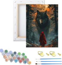 Wolf Paint by Numbers for