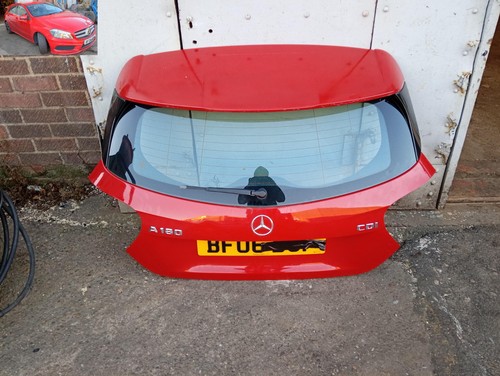 Tailgate boot lid complete red - tailgate,