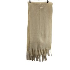 zara womens scarf white wool