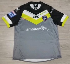 Wakefield Trinity Rugby League Away Shirt 2019 - ISC Medium M Jersey Grey Top