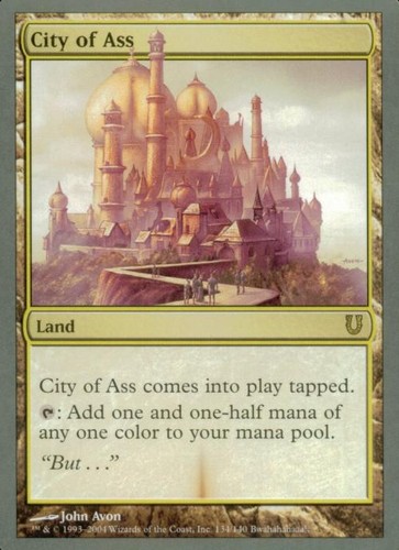 Mtg english city ass nm - mtg,