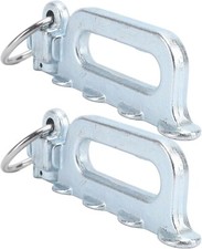 L Track Double Stud Tie Down Fitting with O Rings Carbon Steel for Truck Bed Car