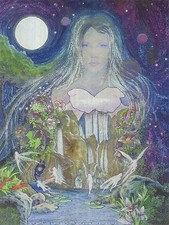 Dufex Foil Picture Print - Enchanted Pool - size 6" x 8"