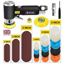 Mini Air Sander Kit 1"2" 3" High Speed Dual Action Random Orbital Car Polisher