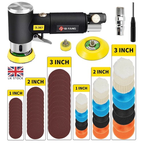 Mini air sander kit - kit, 3"