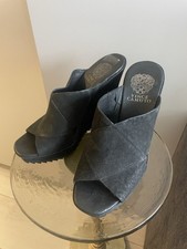 Vince Camuto Black Sueded