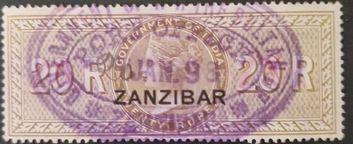 Zanzibar r11 1892 20r - zanzibar,