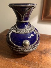 Vintage Pottery Moroccan Vase