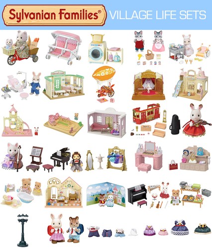 Sylvanian families village - families,