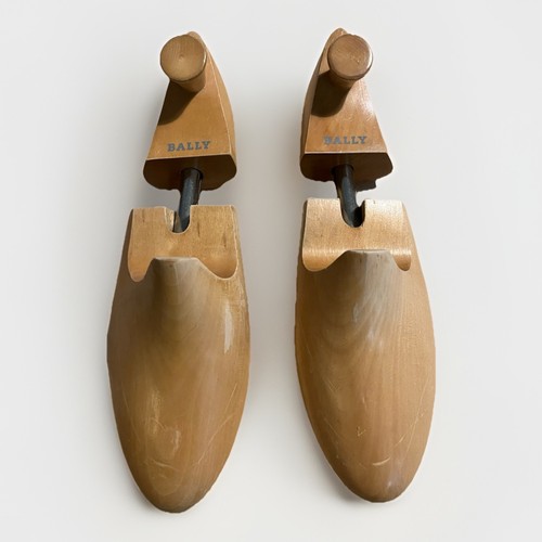 Bally wooden shoe trees - wooden,