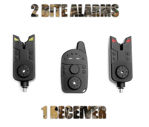 Fishing bite alarm set - 2+1,