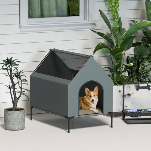 Pawhut dog house outdoor - pawhut,