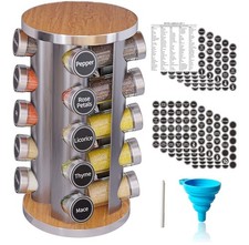 Revolving spice rack set - revolving,