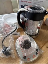 Breville Puratea, Glass And Stainless Steel, One Touch Tea Maker Kettle