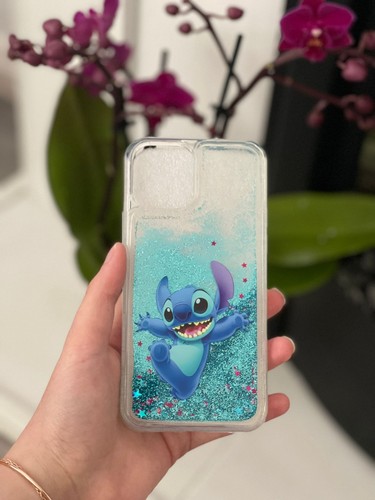 Disney stitch glitter phone - stitch,