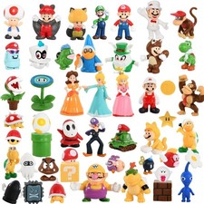 48 pcs Set Super Mario Figures