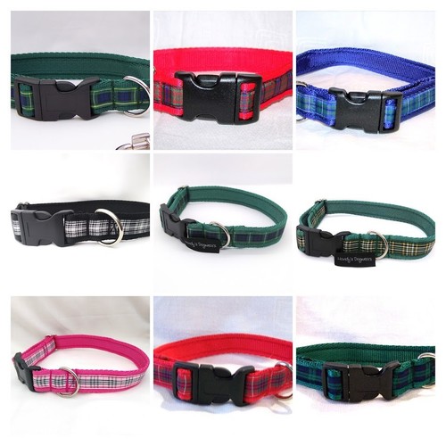 Tartan scottish dog collars