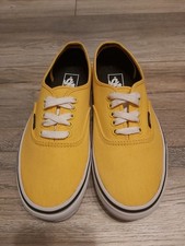 VANS Off The Wall Unisex Sneakers Trainers Stunning Neon Yellow Size 6.5 EU 40