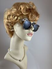 Vintage Brown Tortoiseshell Pattern Sunglasses Grey Lenses Vintage Glasses Case