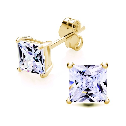 9ct gold silver - on, simulated