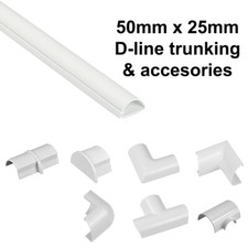 Line self adhesive trunking - d-line,