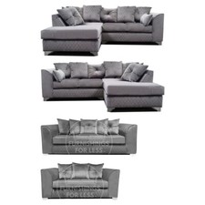 Victoria Grey Corner Sofa