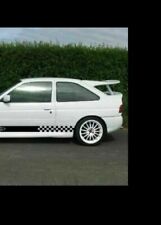 2x Rally sticker stripe kit For Ford Escort rs cosworth door mirror body lowered