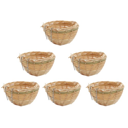 Canary nest pans bamboo - nest,