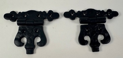 Ornate black hinge - 3.5”,